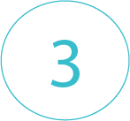 number 3 in blue circle