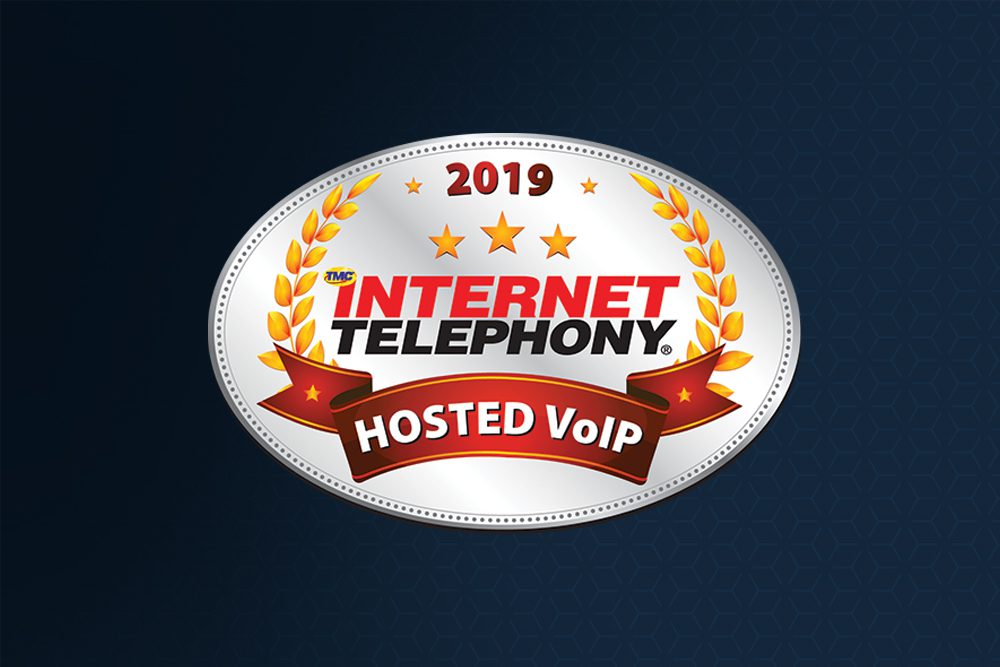 internet telephony hosted voip award banner