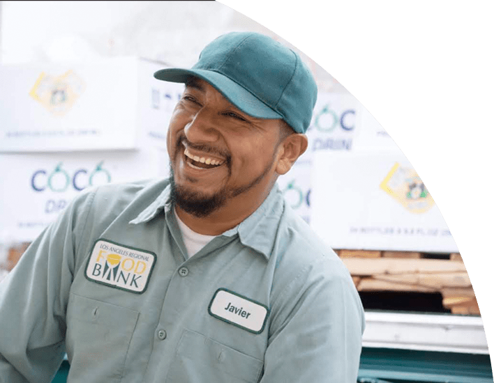 image of food bank worker