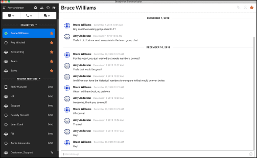 b-hive communicator call logs
