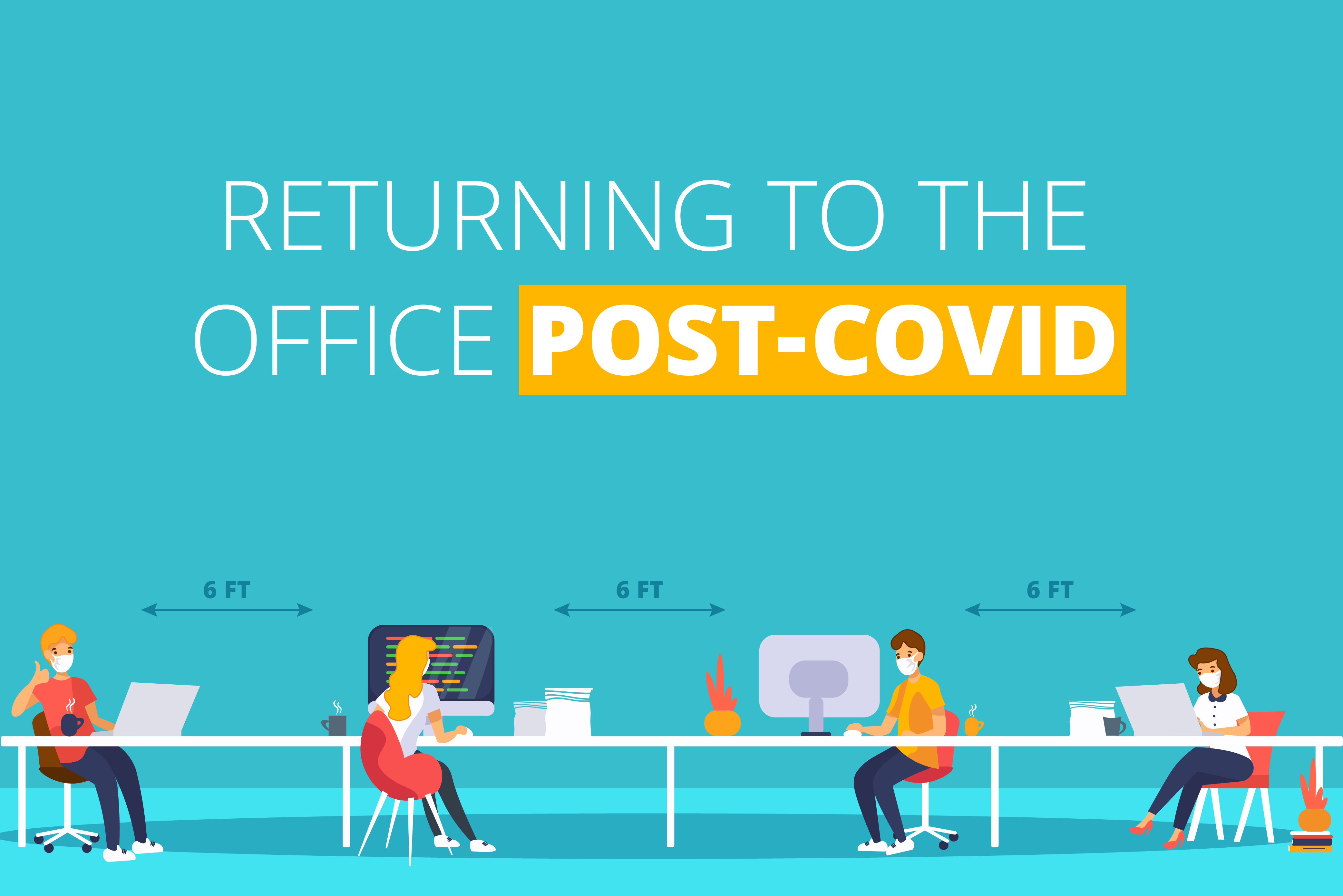 title graphic: returning to the office post-covid
