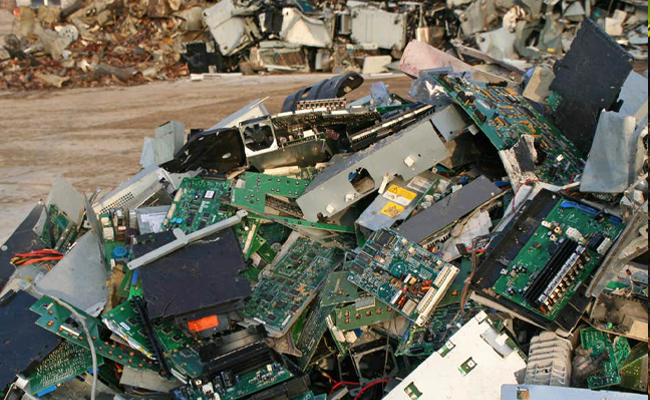 Image of recycled electronics