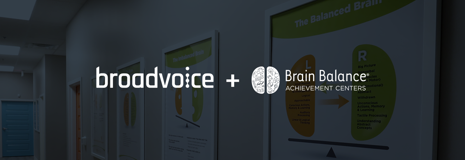broadvoice and brain balance banner text