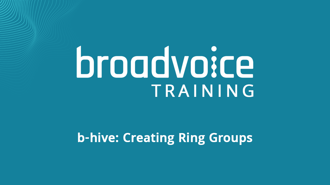 Creating Ring Groups