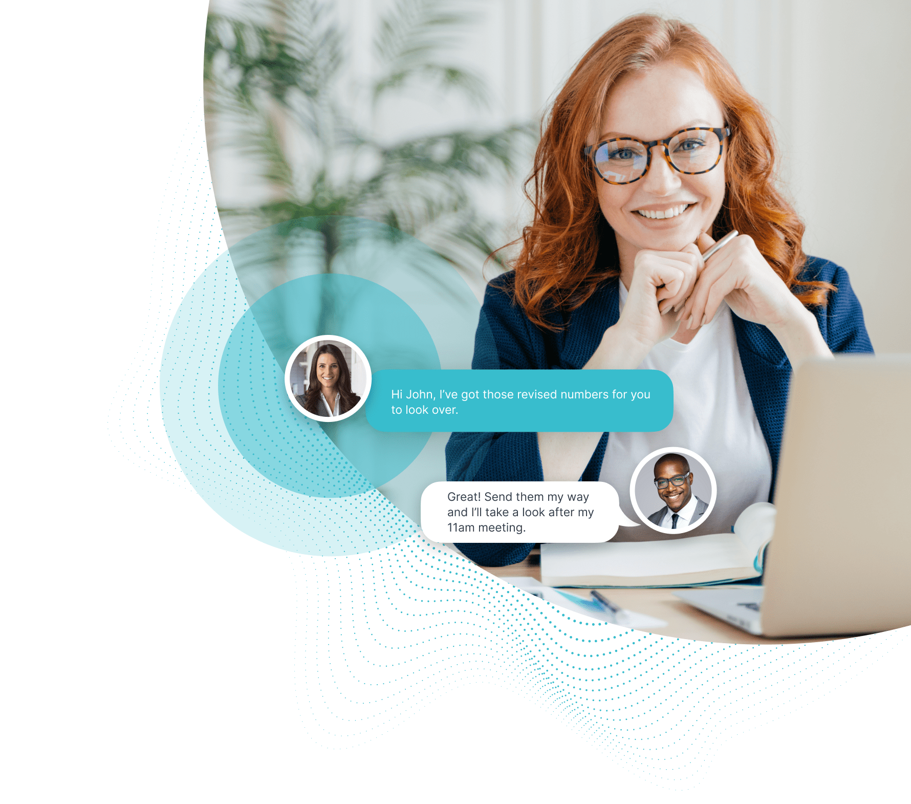 Finance-Hero@2x Unified communications for the financial services industry.