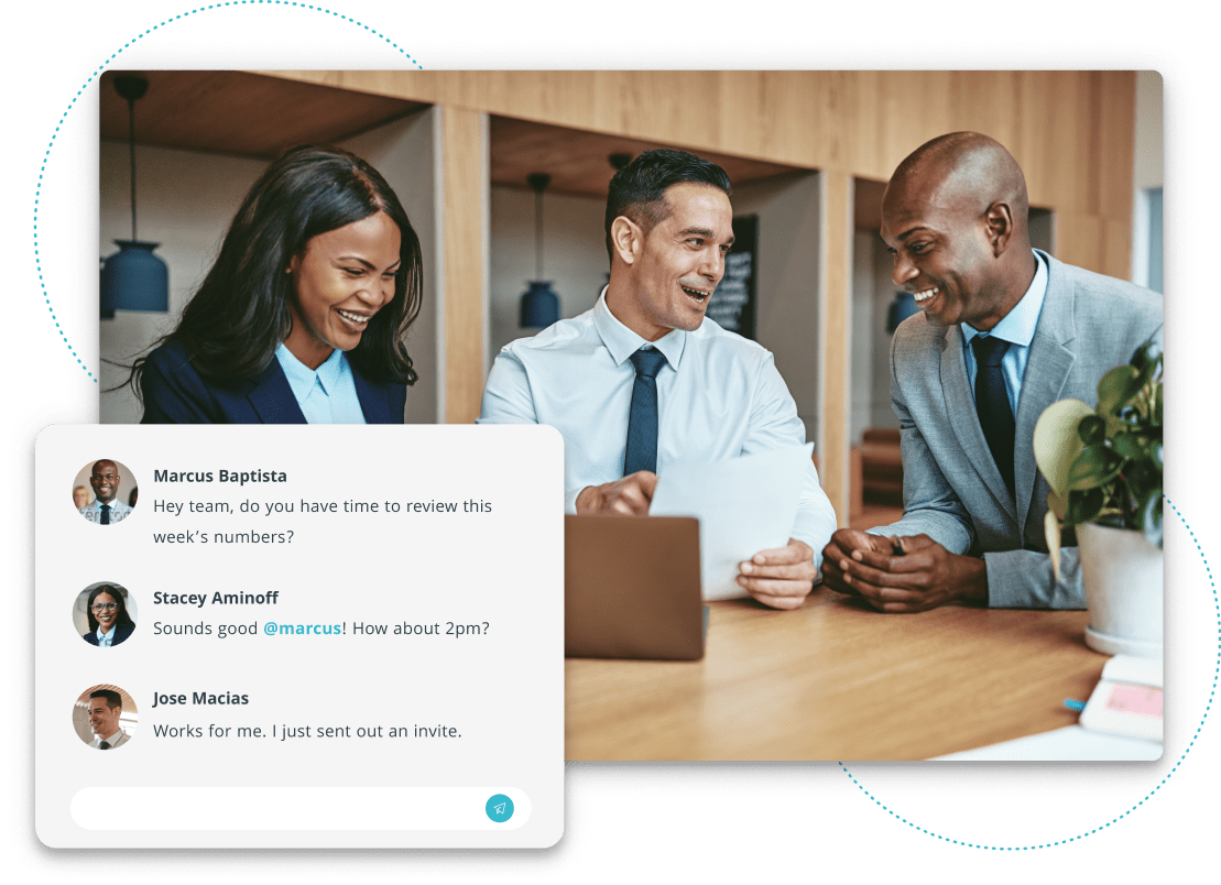 Messaging app@2x Messaging app for financial services industry.